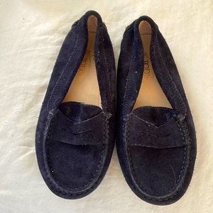Suede Tod’s, navy blue